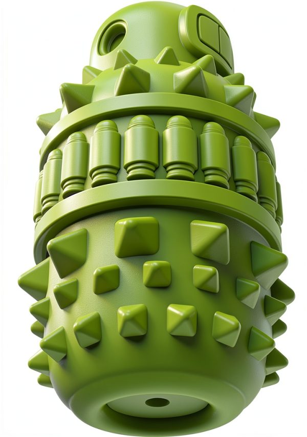 PIFFZEDO Natural Rubber Squeaky Dog Chew Toy Medium Large-6