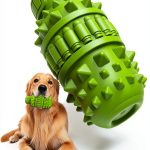 PIFFZEDO Natural Rubber Squeaky Dog Chew Toy Medium Large-0