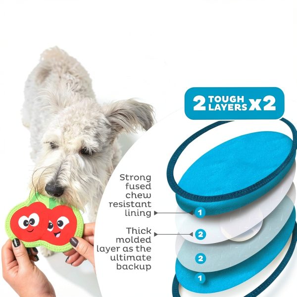 Outward Hound Plush Dog Toy Durable Chew Resistant Squeaker-1