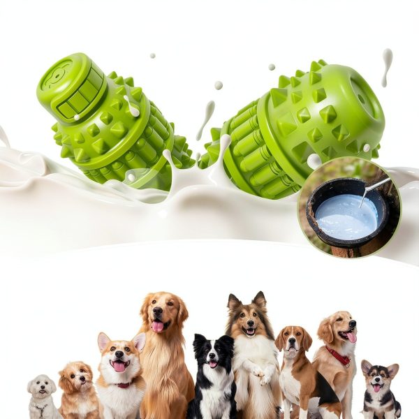 PIFFZEDO Natural Rubber Squeaky Dog Chew Toy Medium Large-1
