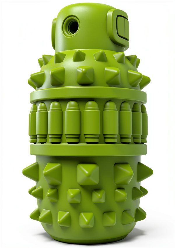 PIFFZEDO Natural Rubber Squeaky Dog Chew Toy Medium Large-8