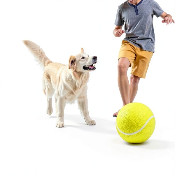 Banfeng Giant Tennis Ball Dog Toy Natural Rubber Exercise-4