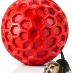 Indestructible Squeaky Dog Ball DISSKNIC Pet Toy Teeth-0