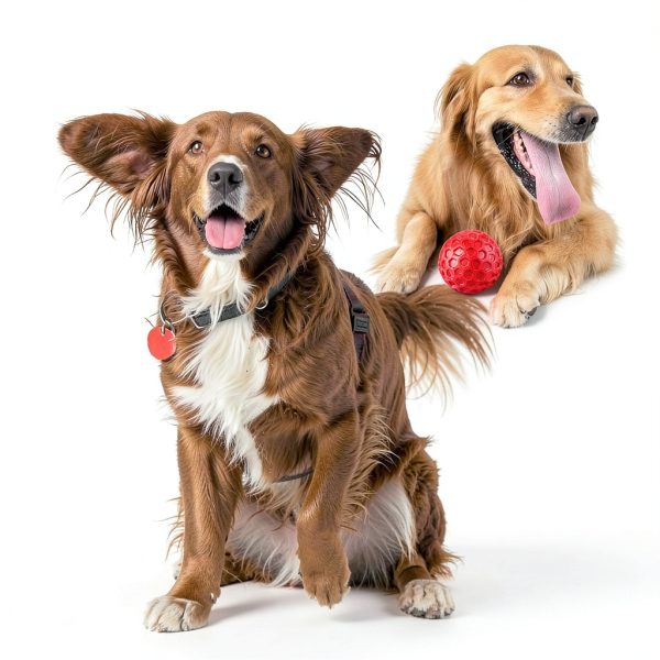 Indestructible Squeaky Dog Ball DISSKNIC Pet Toy Teeth-4