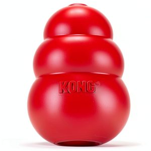 KONG Classic Dog Chew Toy Red Rubber Durable-0