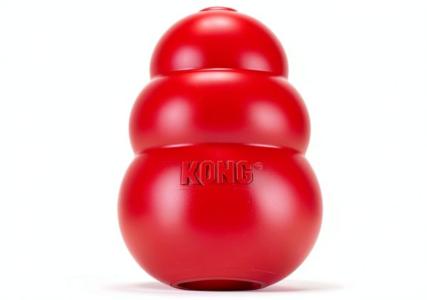KONG Classic Dog Chew Toy Red Rubber Durable-0