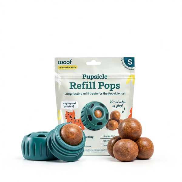 Pupsicle Dog Chew Toy Natural Rubber Woof-5