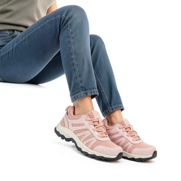 Women's Waterproof Hiking Shoes - TrailPro 7.5 Pink/Black Size Options-3