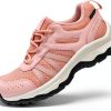 Women's Waterproof Hiking Shoes - TrailPro 7.5 Pink/Black Size Options-0