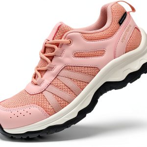 Women's Waterproof Hiking Shoes - TrailPro 7.5 Pink/Black Size Options-0