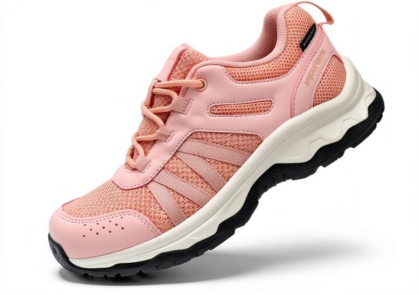 Women's Waterproof Hiking Shoes - TrailPro 7.5 Pink/Black Size Options-0