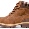 TrailBlaze Women's Hiking Boots Synthetic Leather Plaid 19Spring Khaki-1