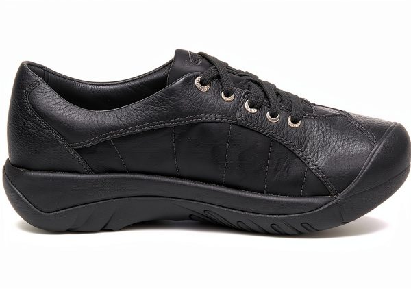 KEEN Women's Hiking Shoe Leather Sneaker with High Traction Outsole-5