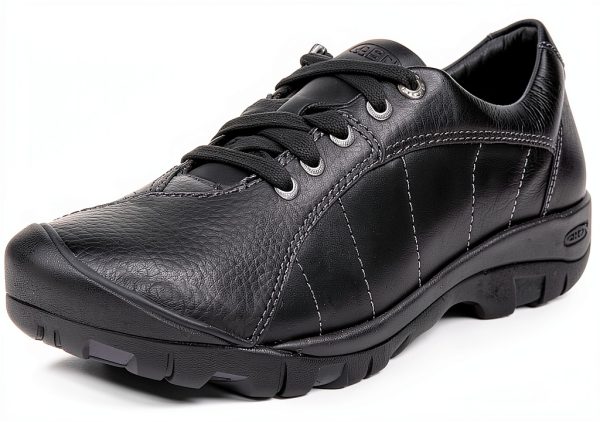 KEEN Women's Hiking Shoe Leather Sneaker with High Traction Outsole-0