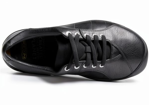 KEEN Women's Hiking Shoe Leather Sneaker with High Traction Outsole-4