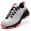 Women's Waterproof Hiking Sneakers by NORTIV 8 Grey Pink Size 9.5-2