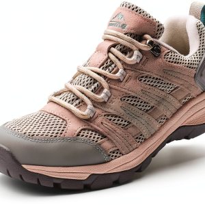 NORTIV 8 Women's Hiking Shoes Lightweight Breathable Mesh Walking Sneakers Outdoor Work Shoes Wander-0