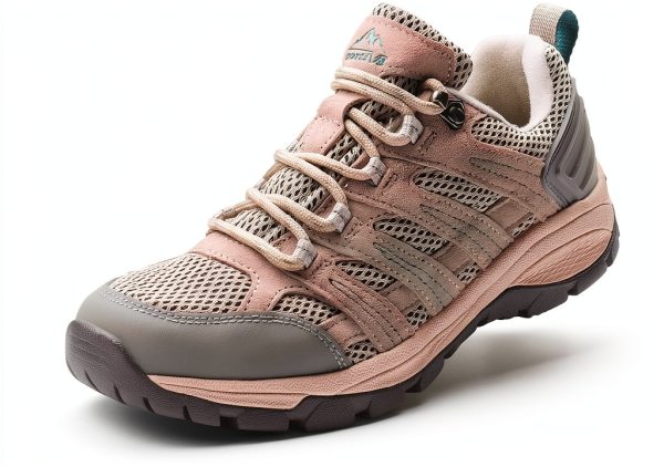 NORTIV 8 Women's Hiking Shoes Lightweight Breathable Mesh Walking Sneakers Outdoor Work Shoes Wander-0