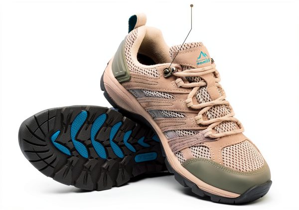 NORTIV 8 Women's Hiking Shoes Lightweight Breathable Mesh Walking Sneakers Outdoor Work Shoes Wander-2