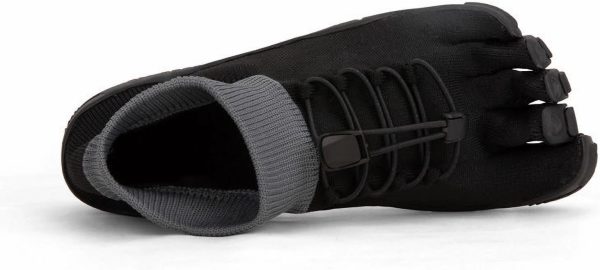 Barefoot Five-Toed Fitness Shoes Black Hiking Sneakers Zero-Drop-5