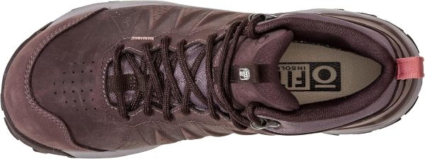Oboz Women's Sypes Mid Leather B-Dry Waterproof Hiking Shoe-5