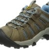KEEN Voyageur Women's Hiking Shoes Brindle/Alaskan Blue Size 7-0