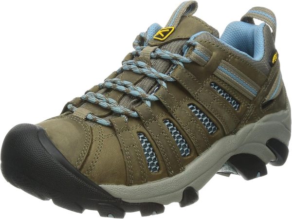 KEEN Voyageur Women's Hiking Shoes Brindle/Alaskan Blue Size 7-0